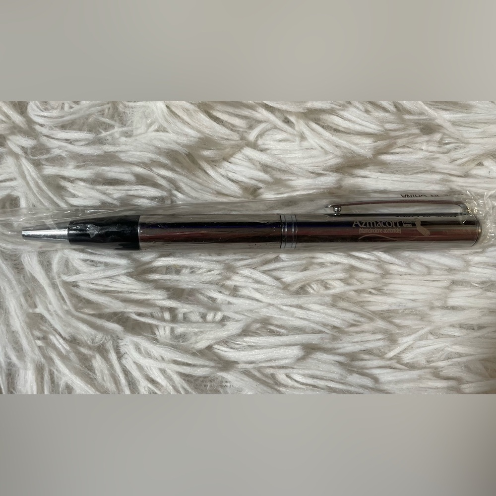 NEW Drug Rep UNTESTED Pharmaceutical AZMACORT Pen Promo Premium Metal Pharma Y2K